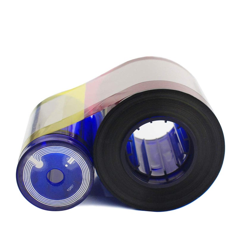 PARTSHE 535000-003 Color Ribbon Kit for Datacard CP40 CP60 CP80 Card Printer, YMCKT 500 Images (YMCKT) - Image 2